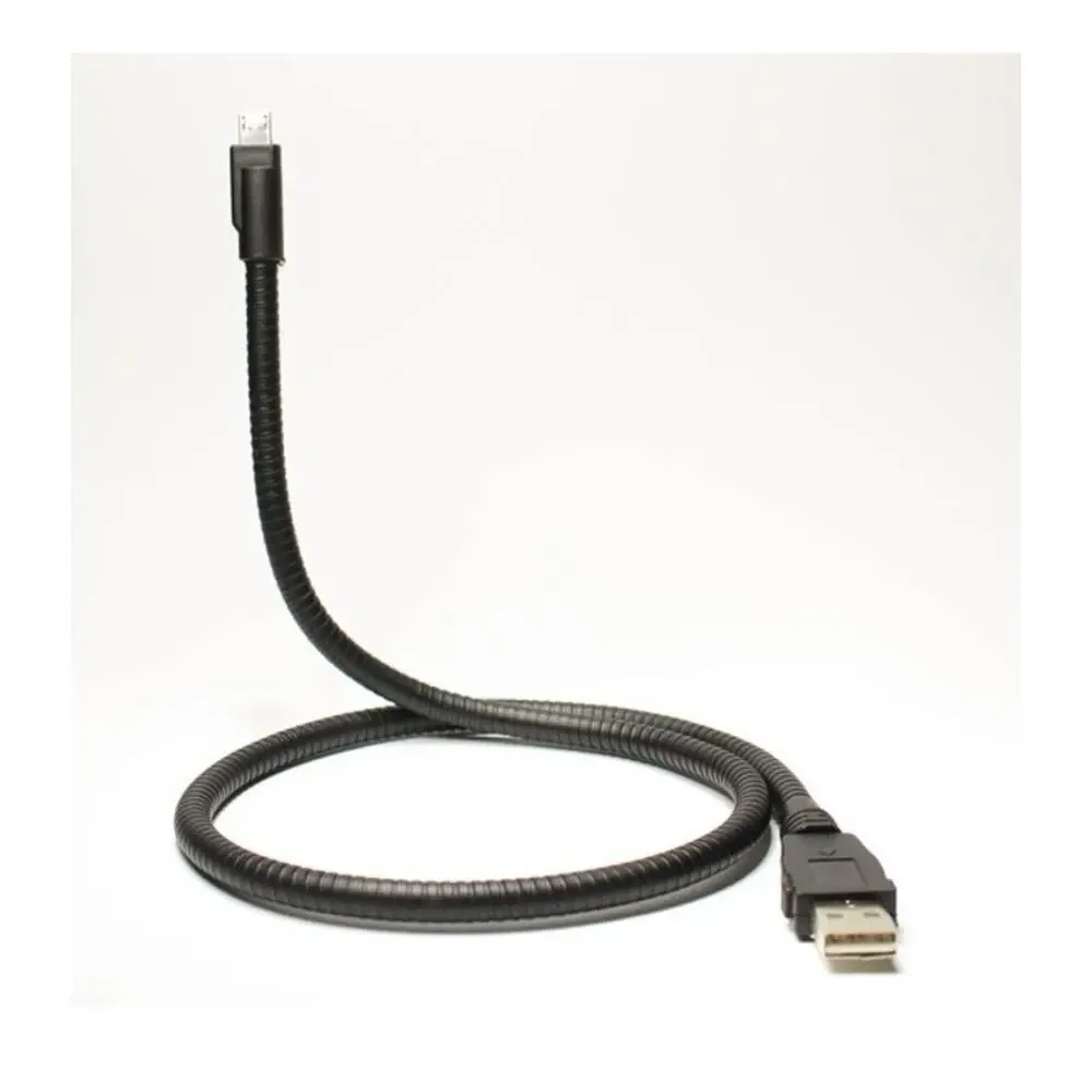 Gooseneck 3ft Lightning Micro USB Cable